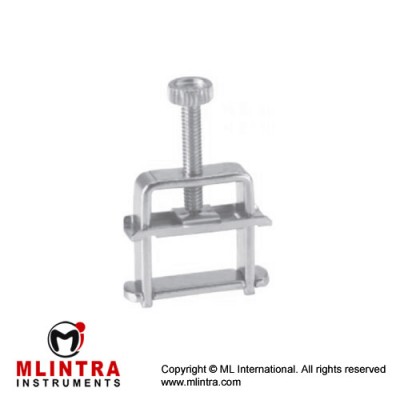 Hoffmann Tubing Clamp Stainless Steel, Width 30 mm